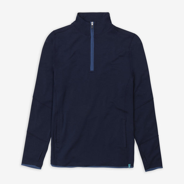 Women's Navy Bamboo Pullover: A sustainable and stylish wardrobe staple for eco-conscious individuals. This sweatshirt features a rich navy colour and is made from ultra-soft and breathable bamboo fabric. Stay cosy and comfortable while making a positive impact on the environment. Perfect for casual outings, outdoor activities, or lounging at home.