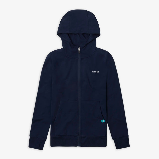 Image of Juniors' Boulder Zip Through Hoodie in bamboo and organic cotton blend, a comfortable and stylish choice for young adventurers.