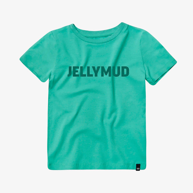 Front view of Kids' Bamboo Altitude T-Shirt with eco-friendly print, showcasing sustainable fashion for young adventurers.