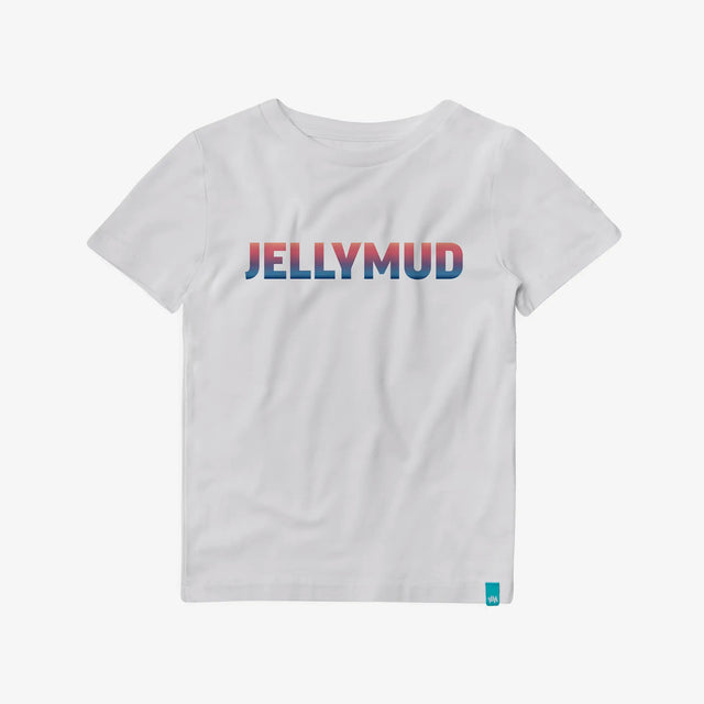 Front view of Kids' Bamboo Altitude T-Shirt with eco-friendly print, showcasing sustainable fashion for young adventurers.