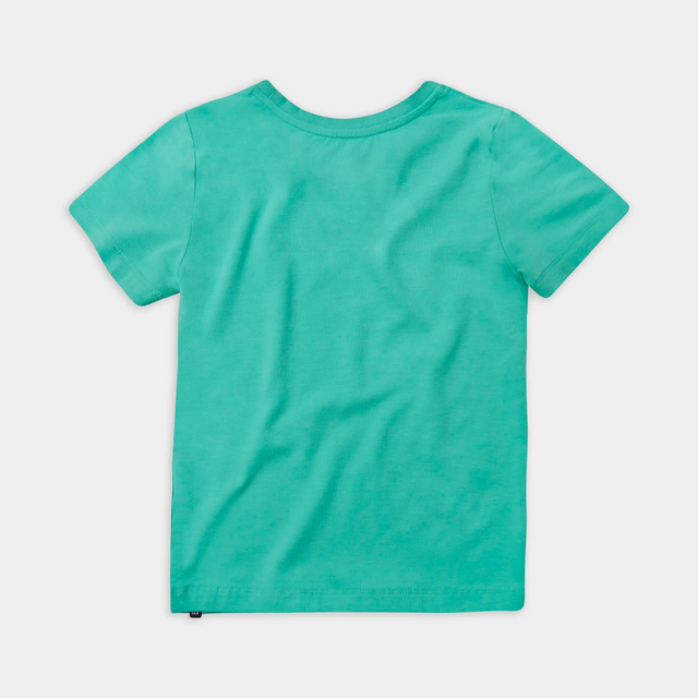 Back view of Kids' Bamboo Altitude T-Shirt for children, showcasing the shirt's design and fit.