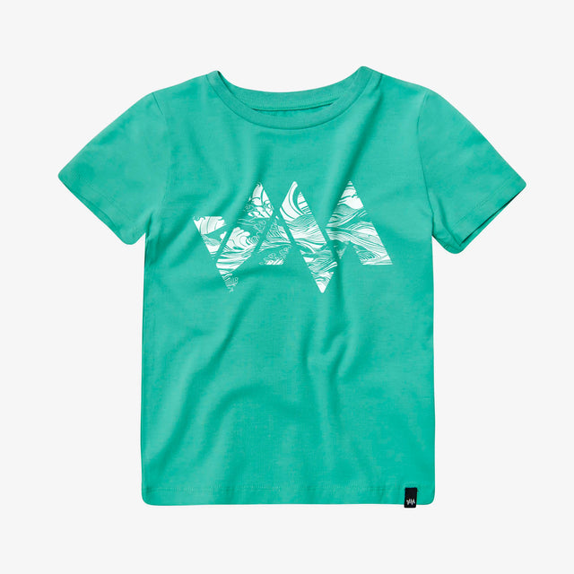 Front view of Jellymud Kids' Foreshore Bamboo T-Shirt.