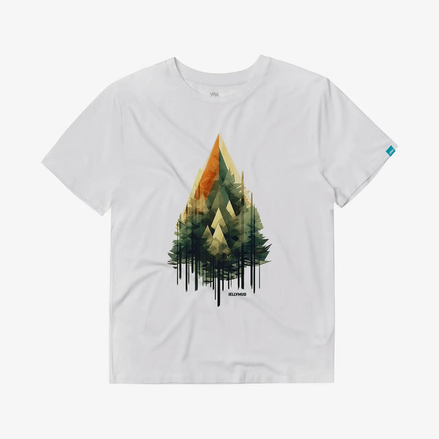 Men's Geometric Tree Graphic T-Shirt